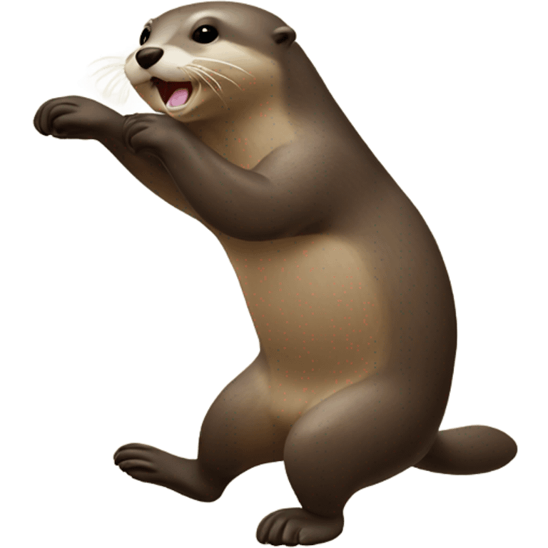 Otter twerking emoji