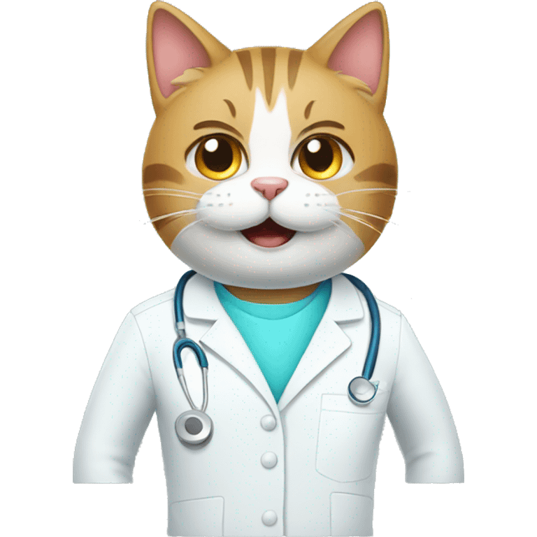 dentist-cat emoji