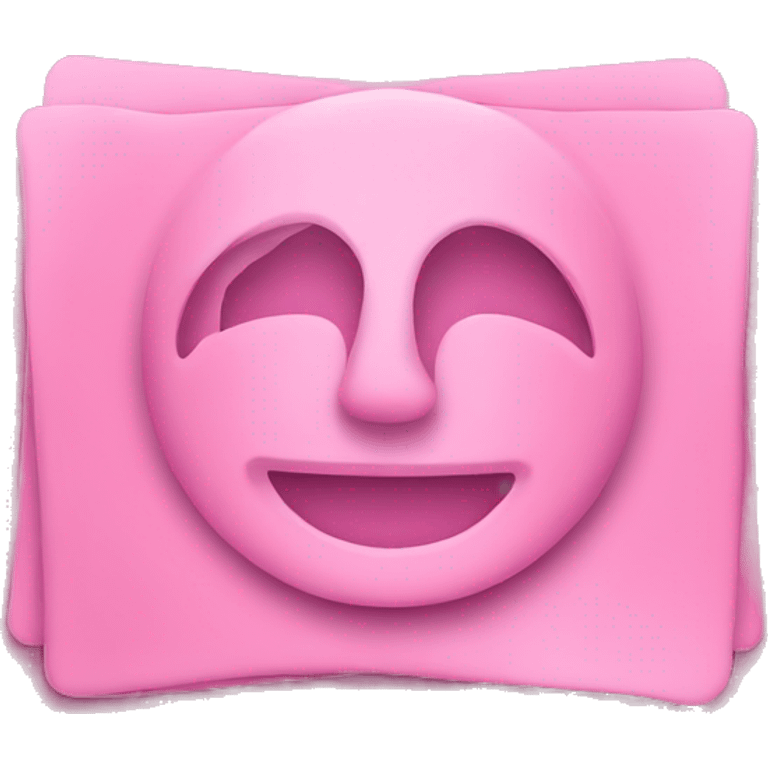 Certification logo pink emoji