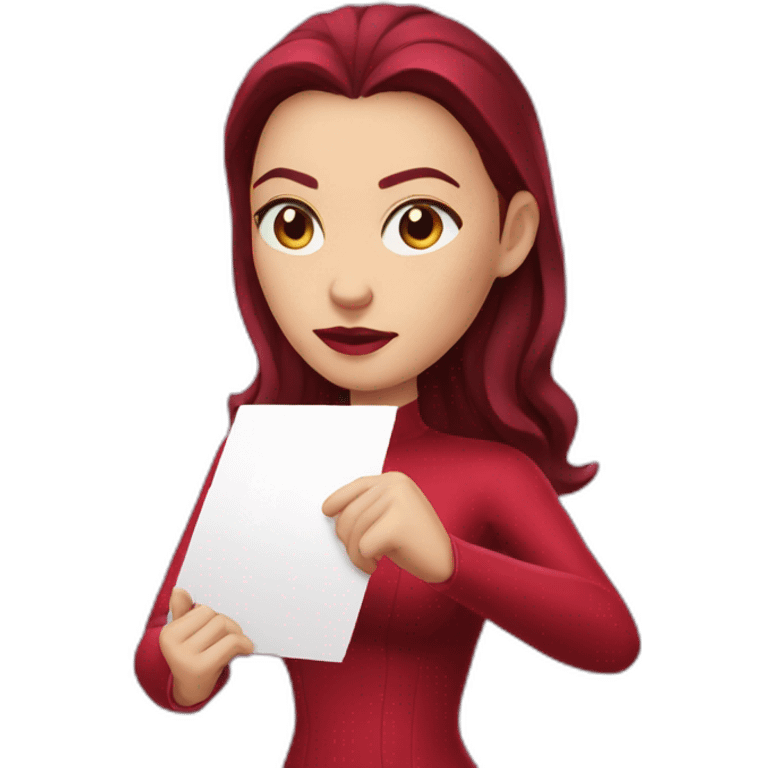 scarlet-witch-holding-a-sign-with emoji