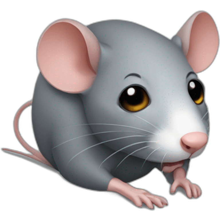 rat sick emoji