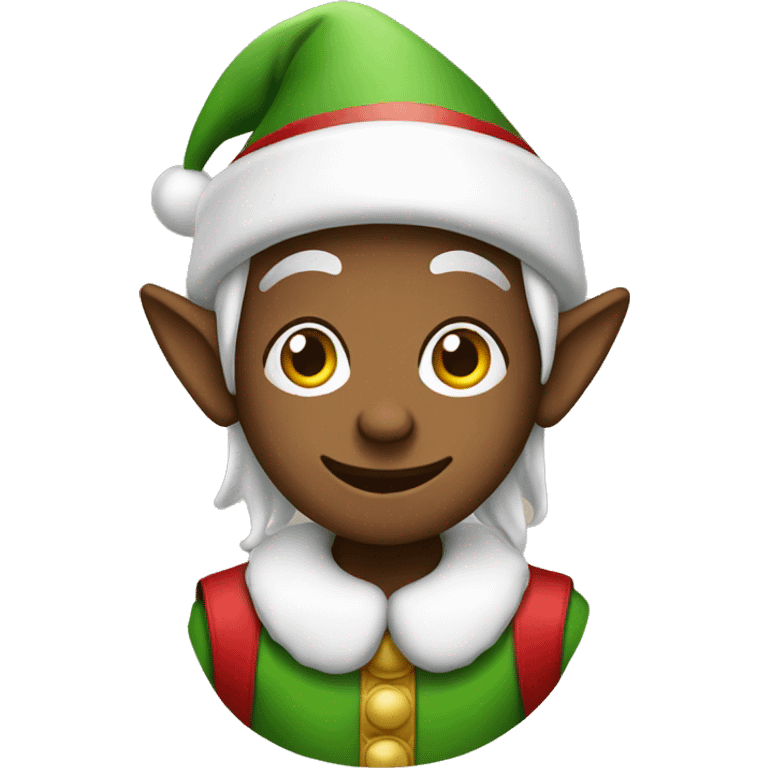 Christmas elf emoji