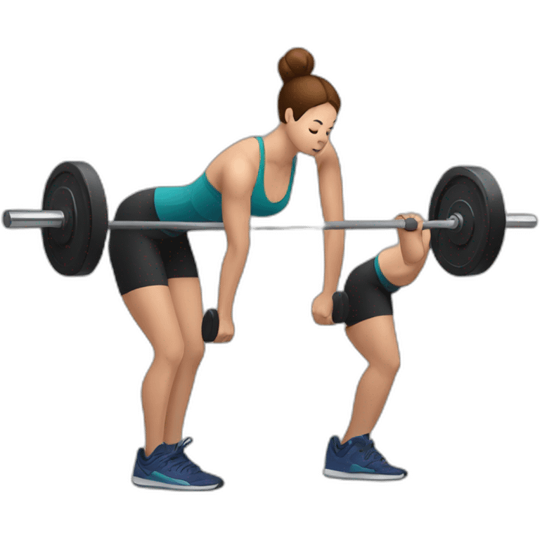 gym people doingdeadlift emoji