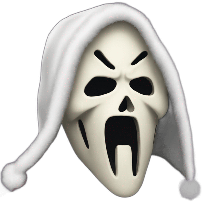 Christmas ghostface emoji