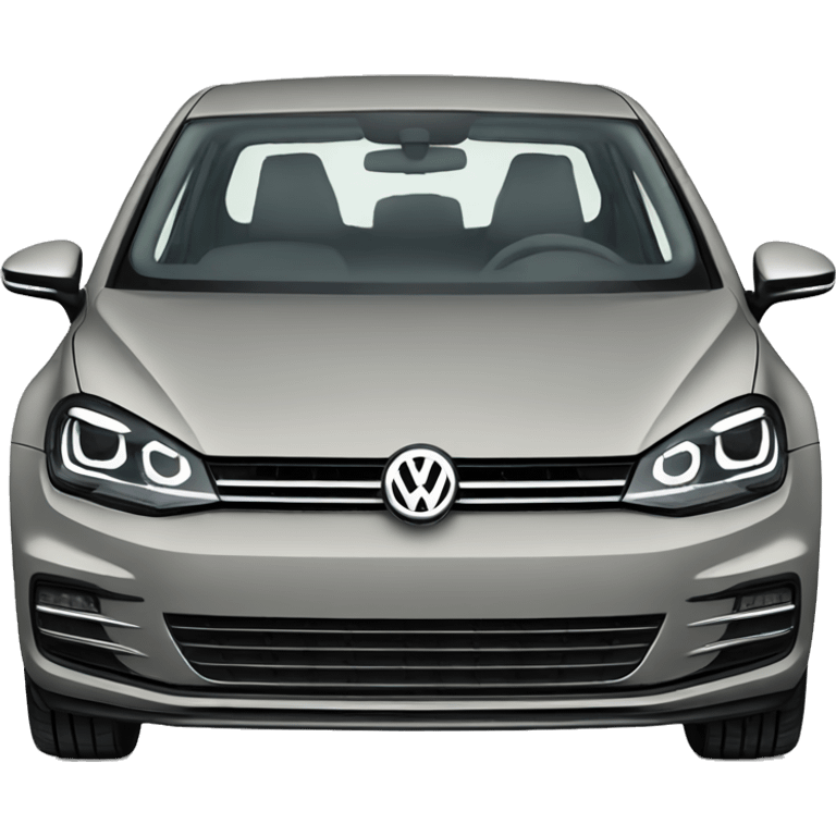 Volkswagen Golf with bull horns  emoji