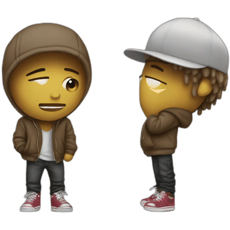 Destroy lonely rapper emoji