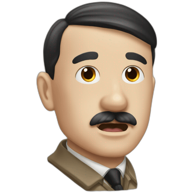 Hitler qui lève la main emoji