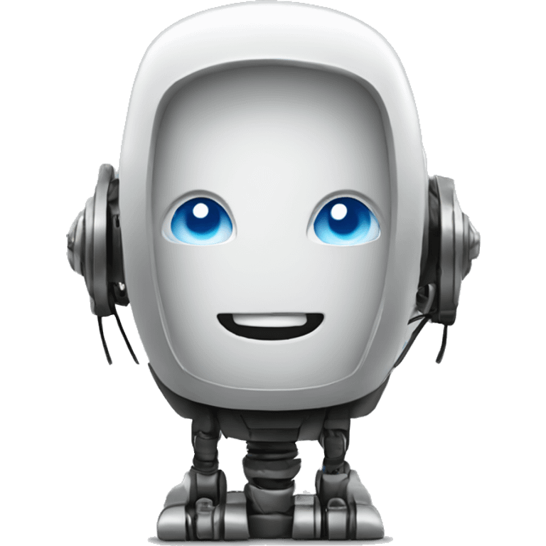 Conversation with robot emoji