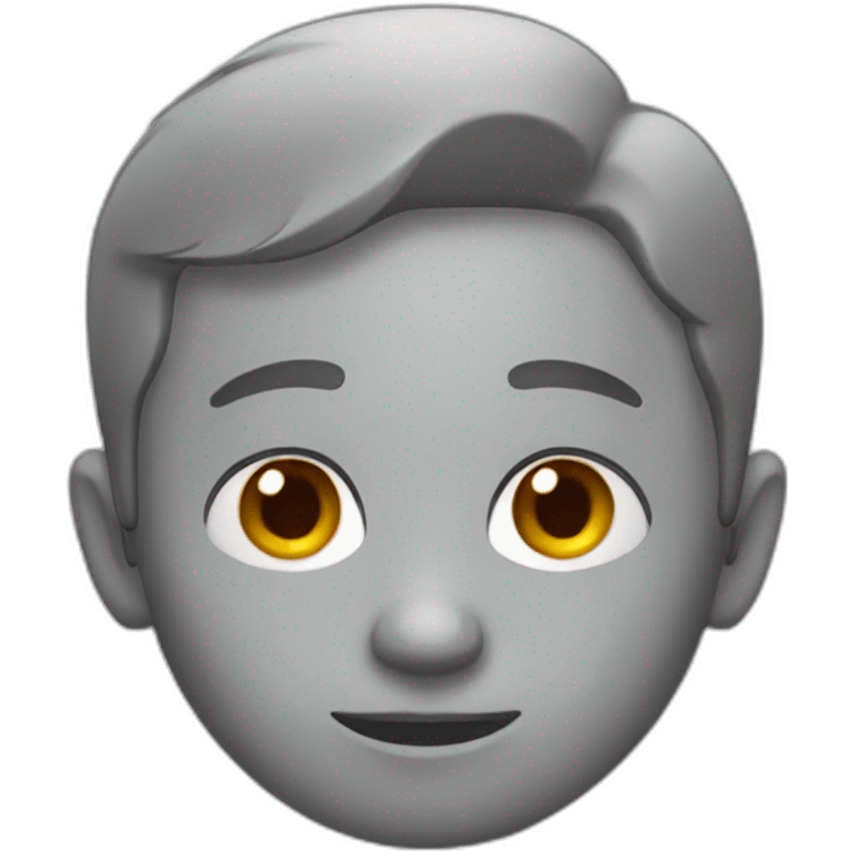 Chat gris emoji