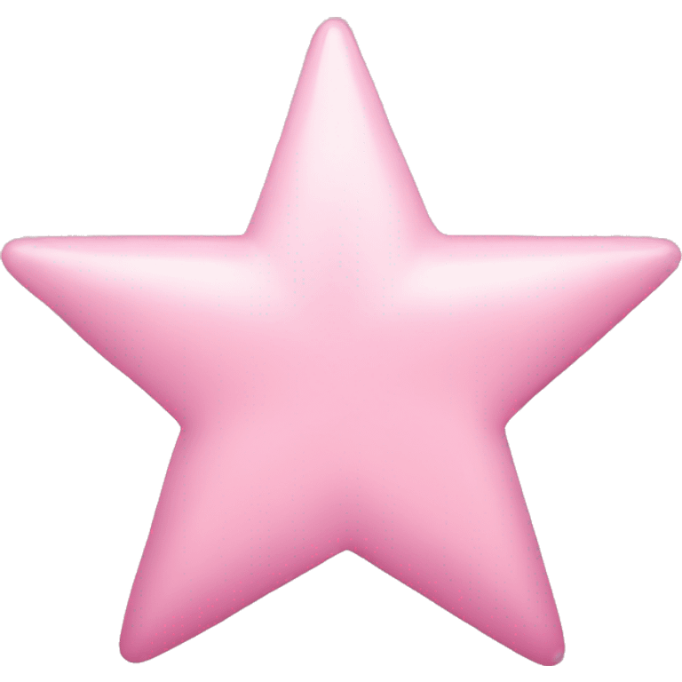 light pink star emoji