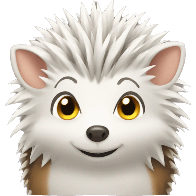 Hedgehog in anime style emoji