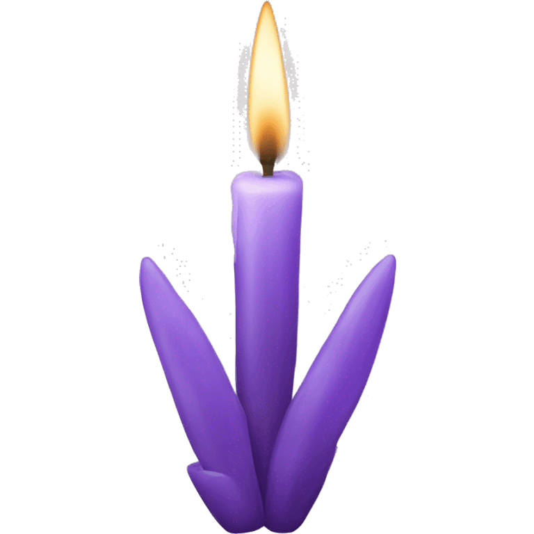 Lavendel candle emoji