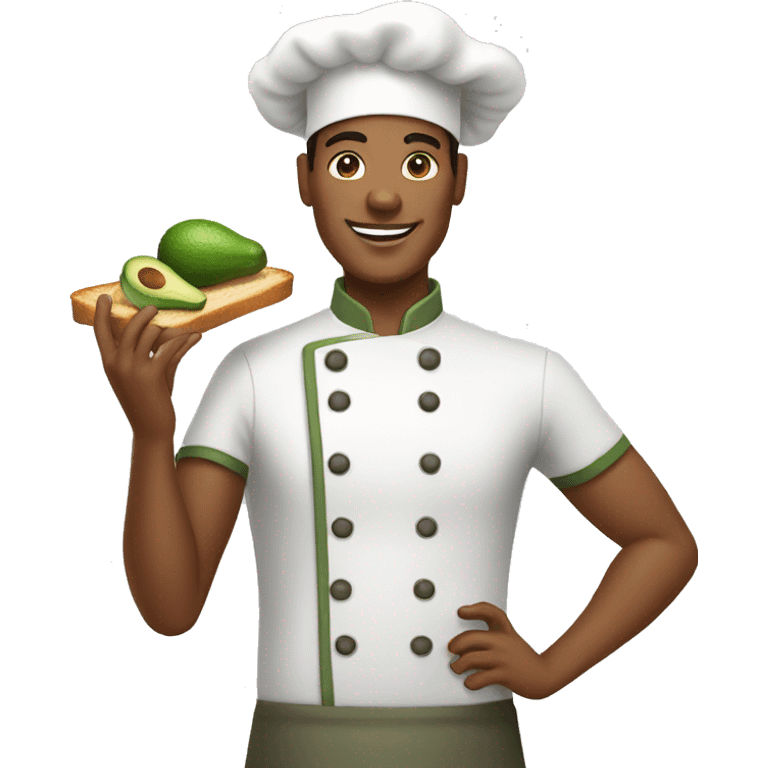 cook with avocado toast emoji