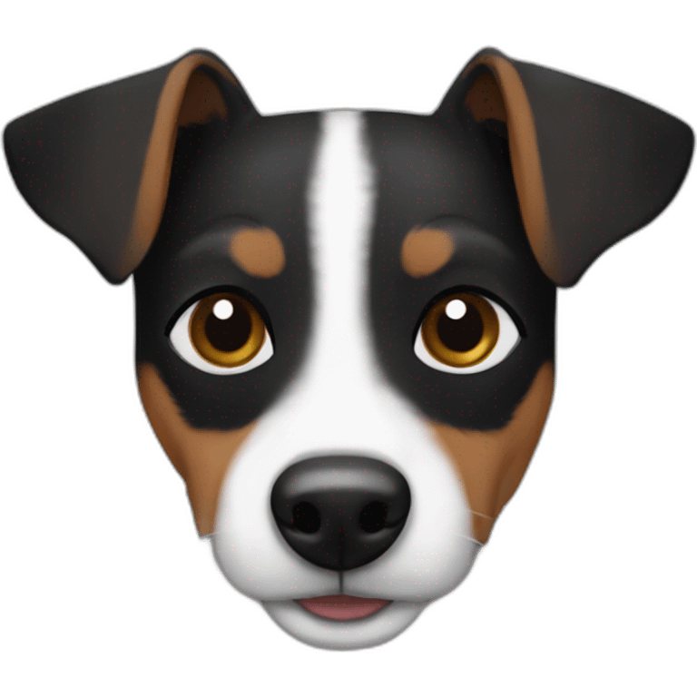 black and brown jack russell emoji