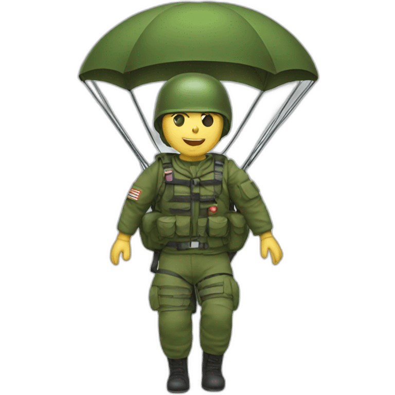 parachutiste emoji