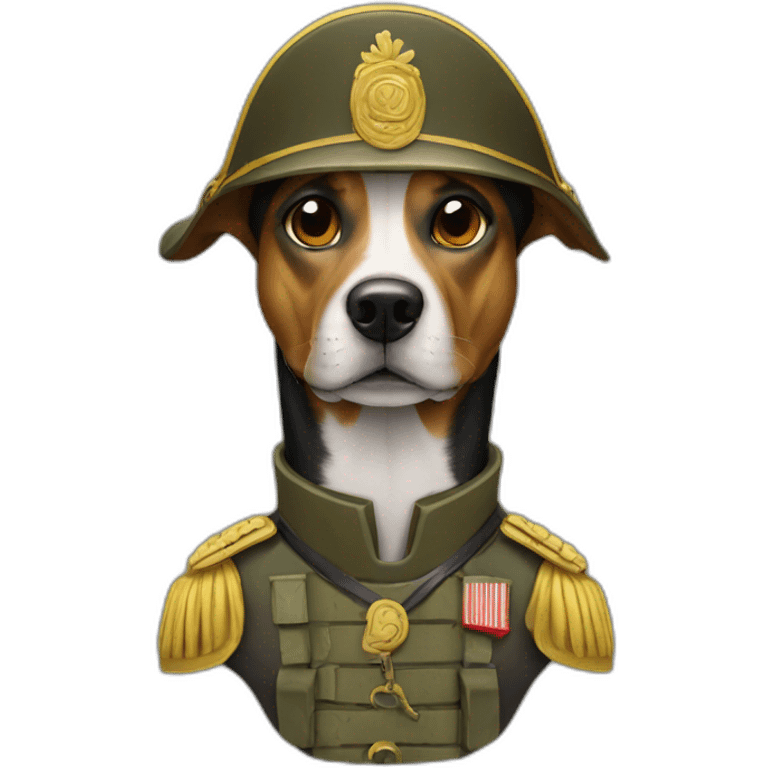 Dog soldier emoji