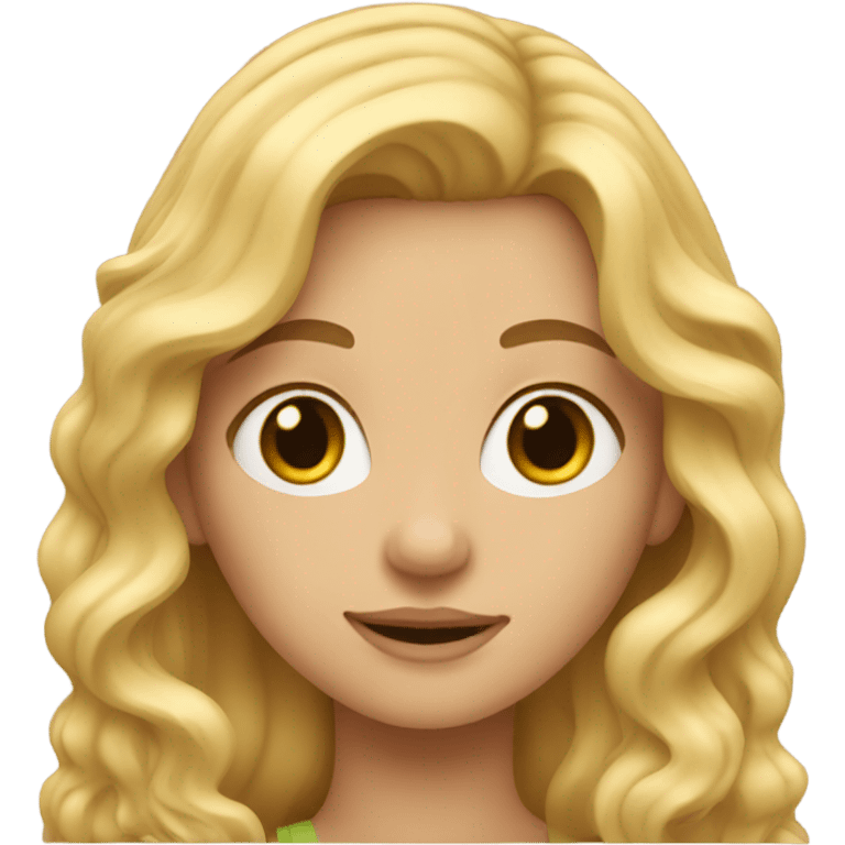 Girl with blonde hair  emoji