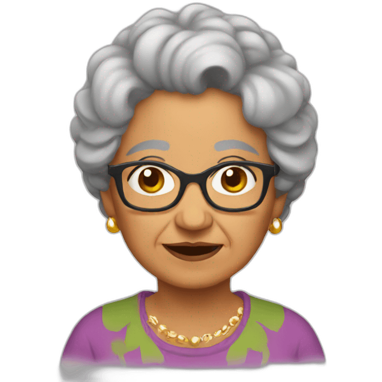 latin grandma emoji