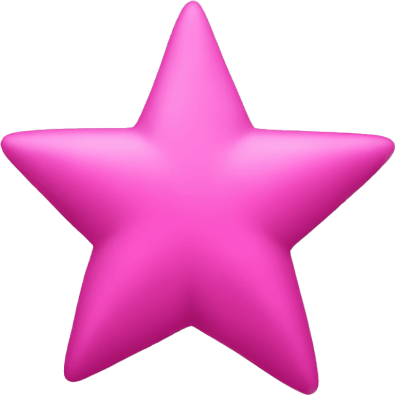 Pink star emoji