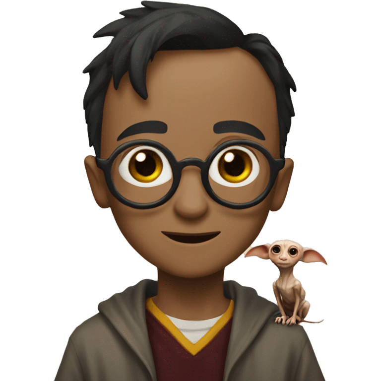 Harry Potter with Dobby  emoji