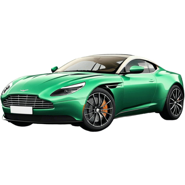 Aston Martin DB11 - Aston Martin (Model Year: 2022) (Iconic colour: Green) emoji