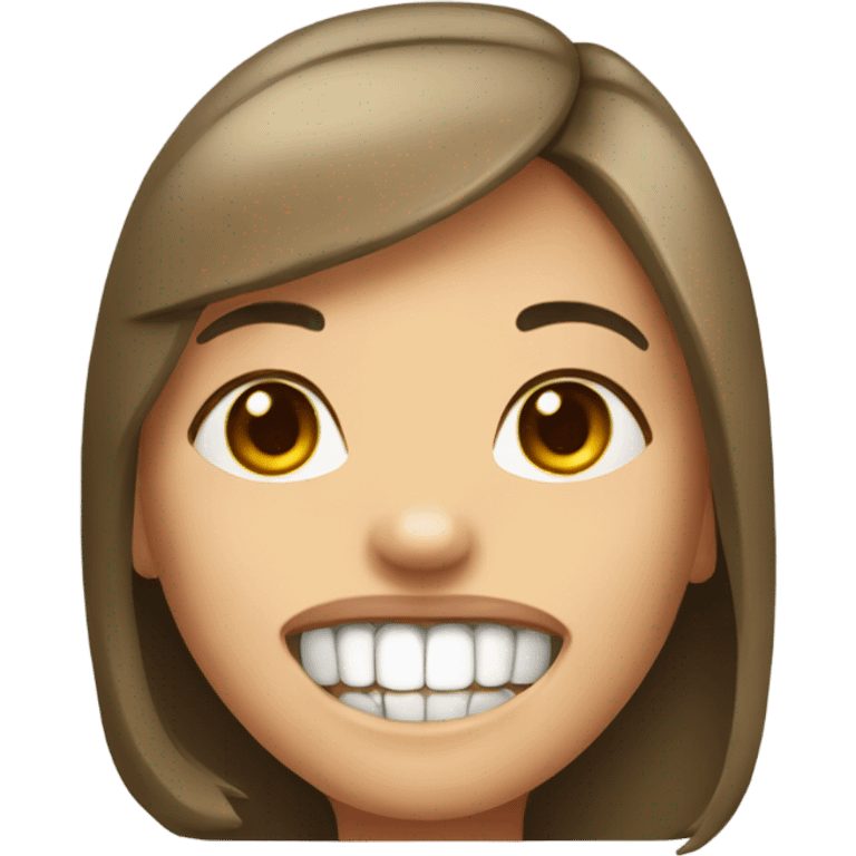 Buck tooth girl emoji