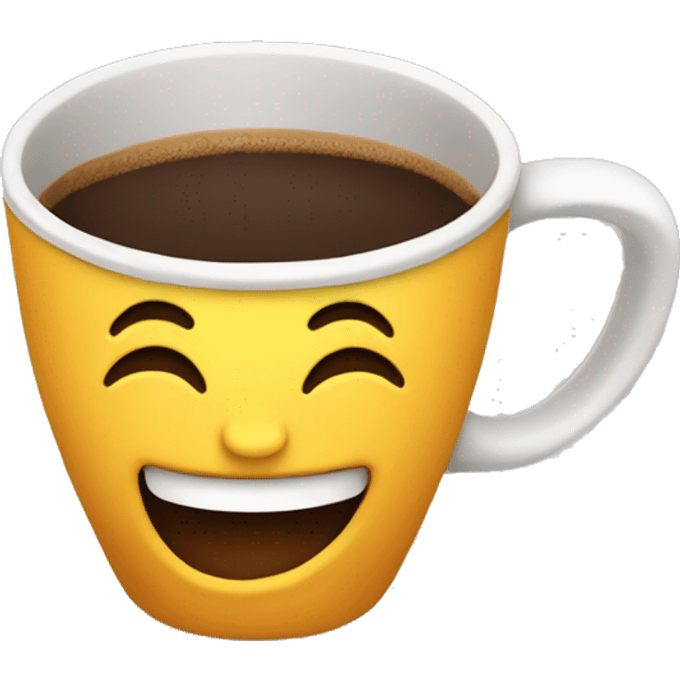 energetic coffee cup emoji