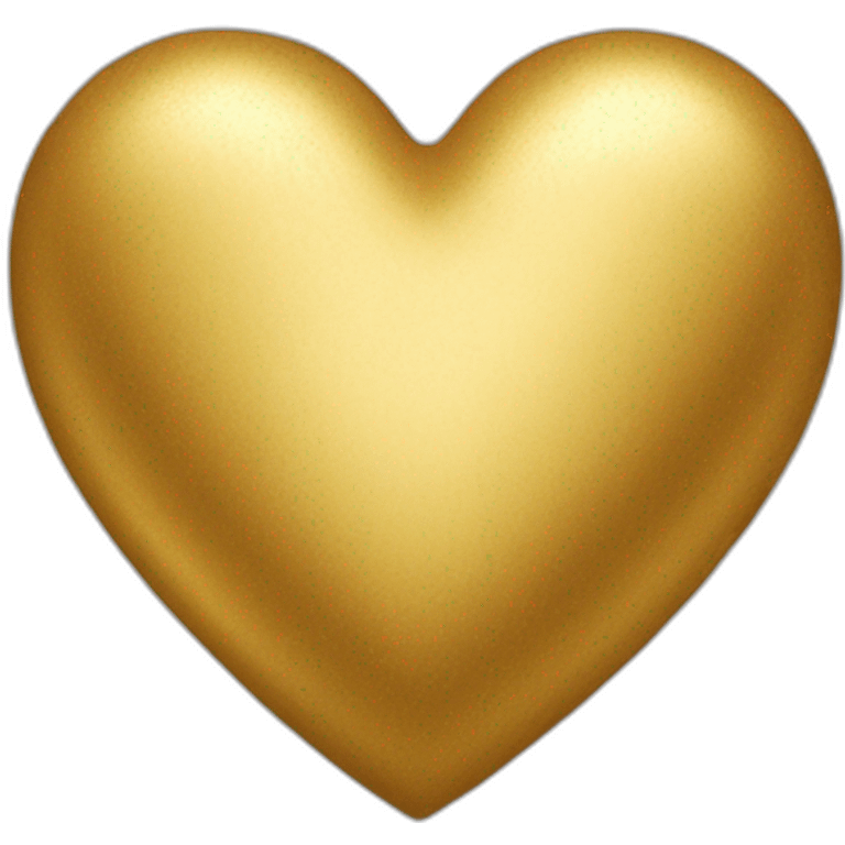 golden heart emoji