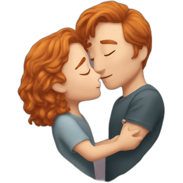 Emoji Harry potter kissing Ron Wesley emoji