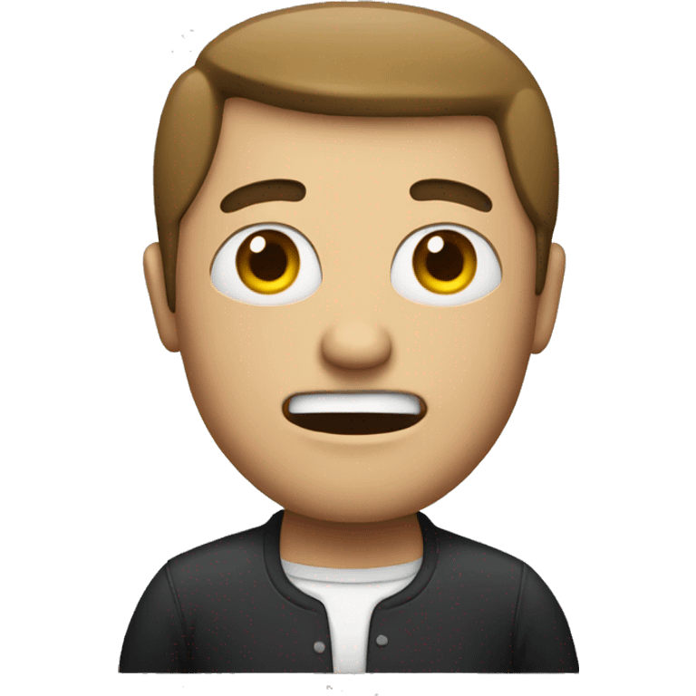 Tv head person emoji