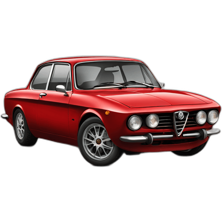 alfa romeo giulia red emoji