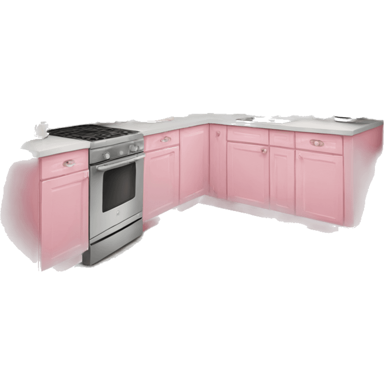 Kitchen pink emoji