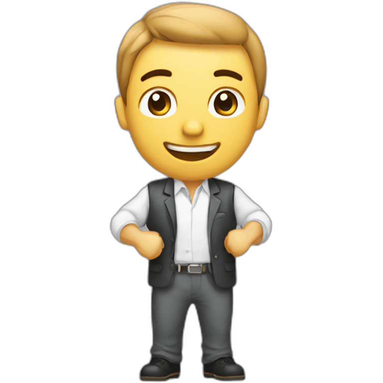 hombre comprando anillo de compromiso emoji