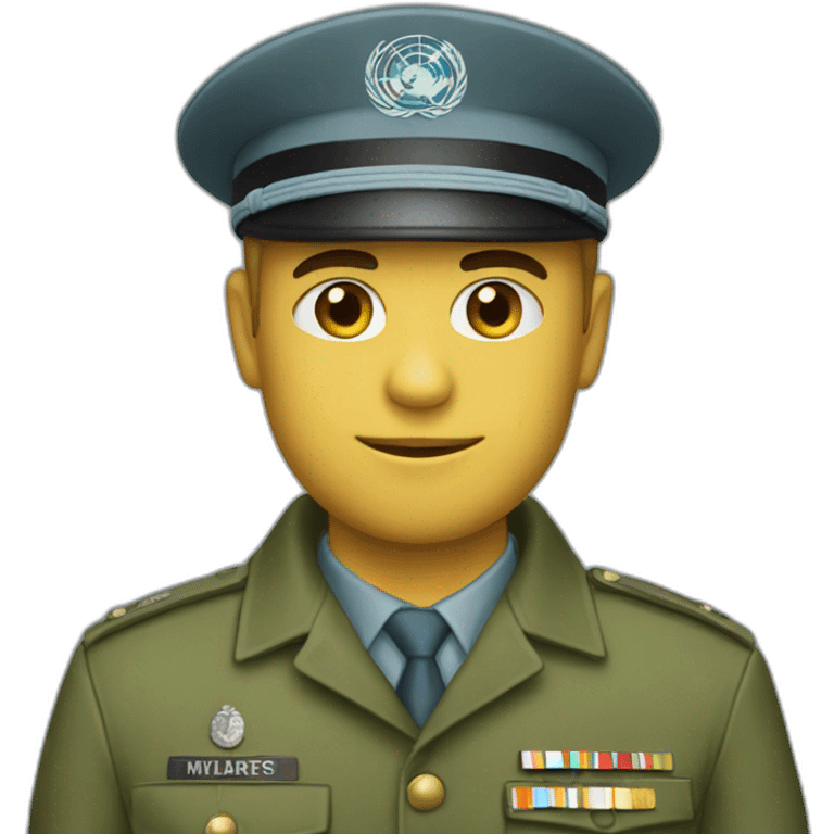 Un militaire emoji