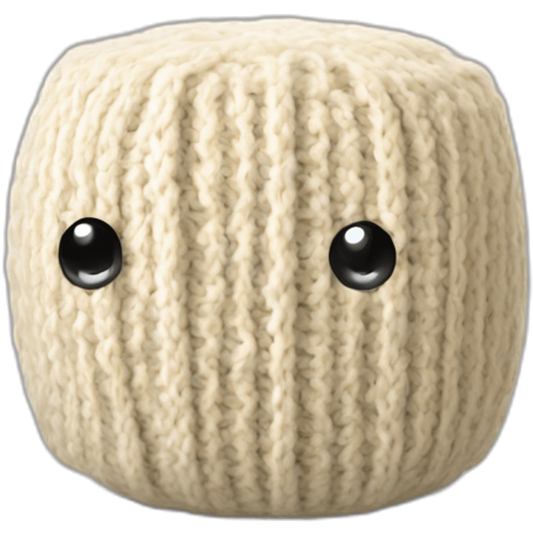 ball of knitted tofu emoji