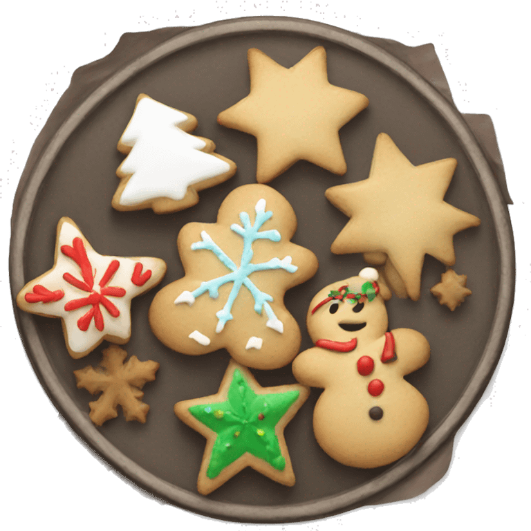 Christmas cookies emoji