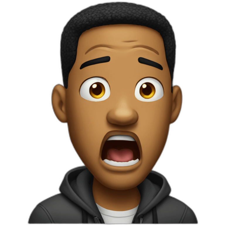 will smith head shocked emoji