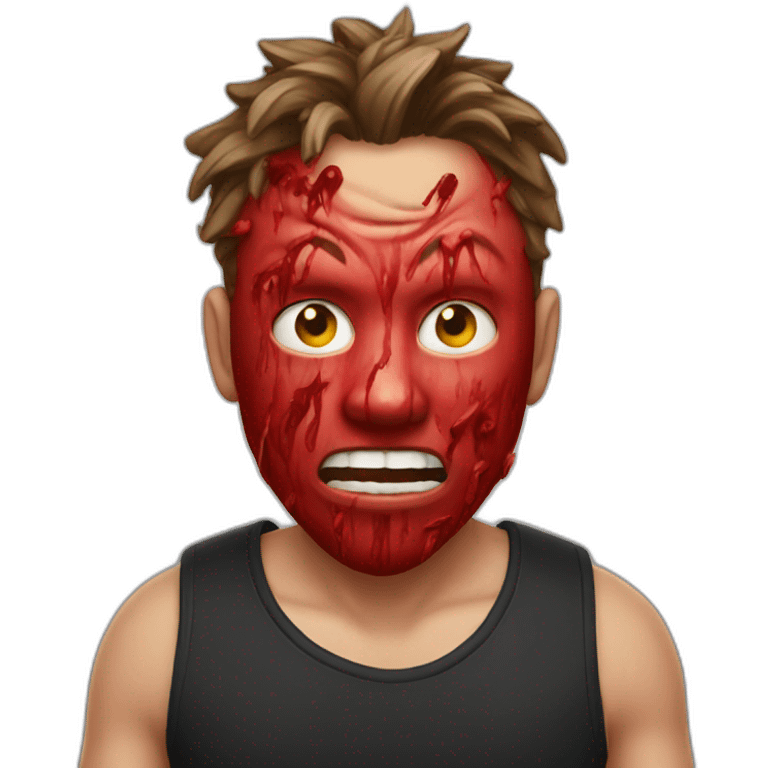 red carnage emoji