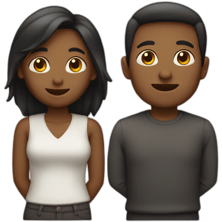 Female and male emoji