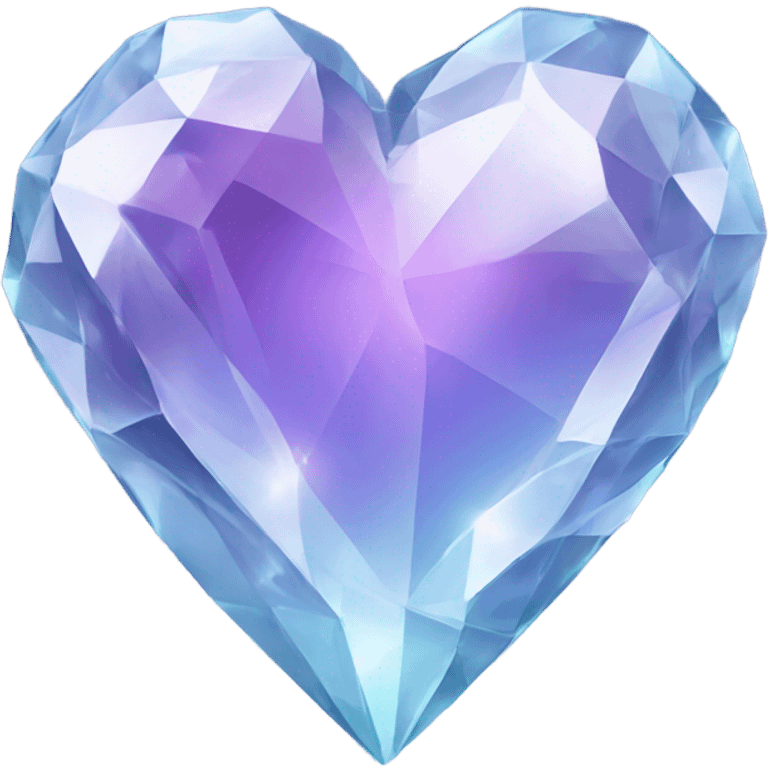 crystal heart emoji