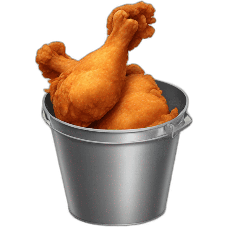 bucket of fried chicken emoji