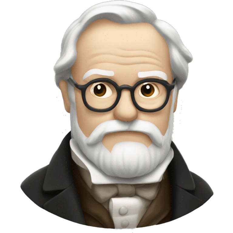 Victor Hugo writing emoji