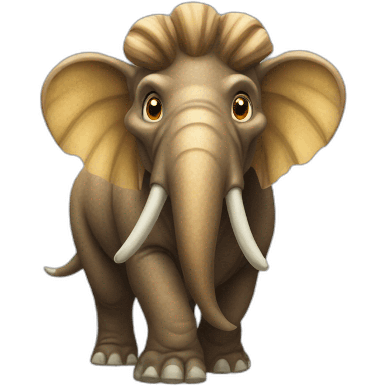 Mammoth-Triceratops emoji