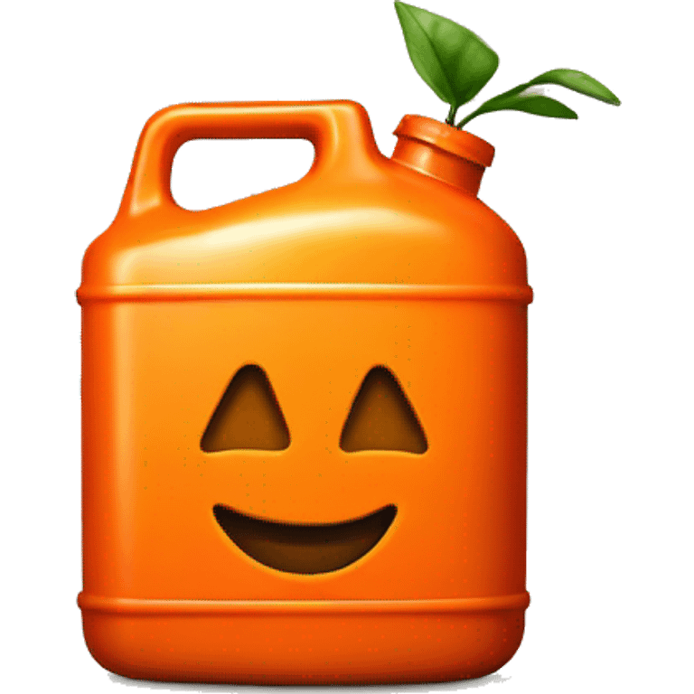 orange gasoline container emoji