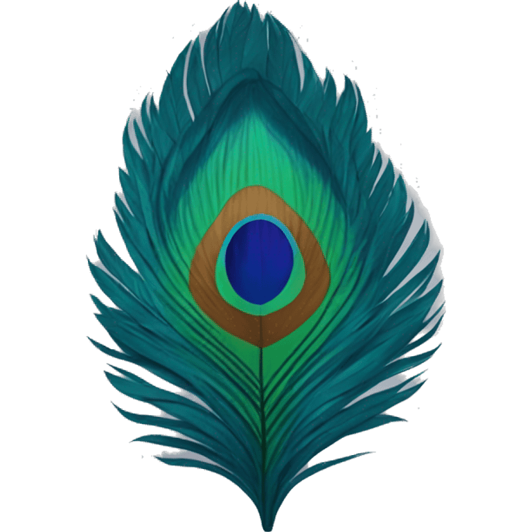 Peacock feather  emoji