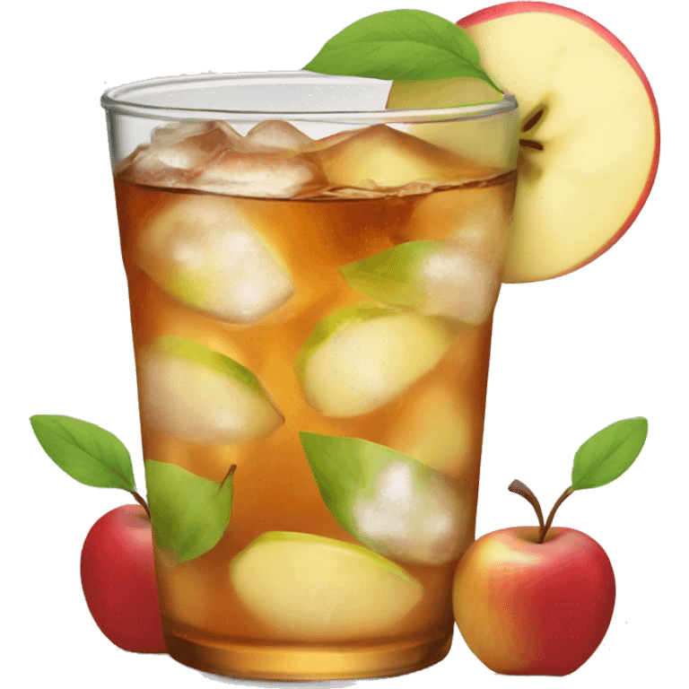 apple iced tea emoji