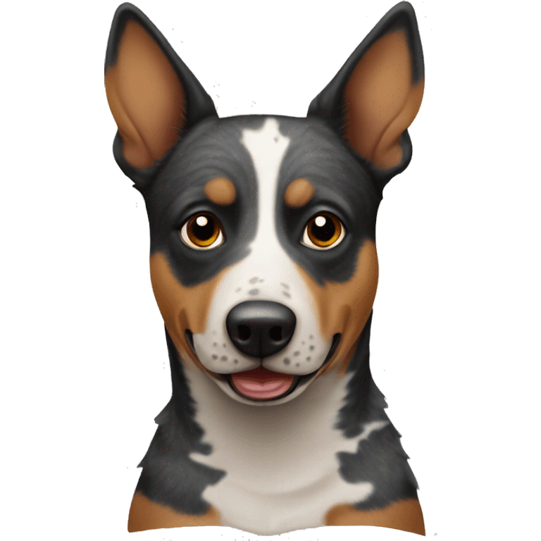 Australien Cattle dog without a mask emoji