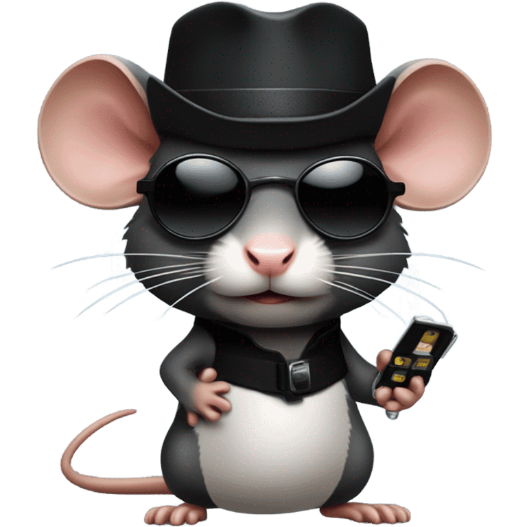 Rat spy emoji