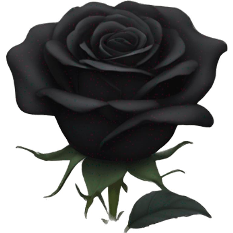 Black Rose  emoji