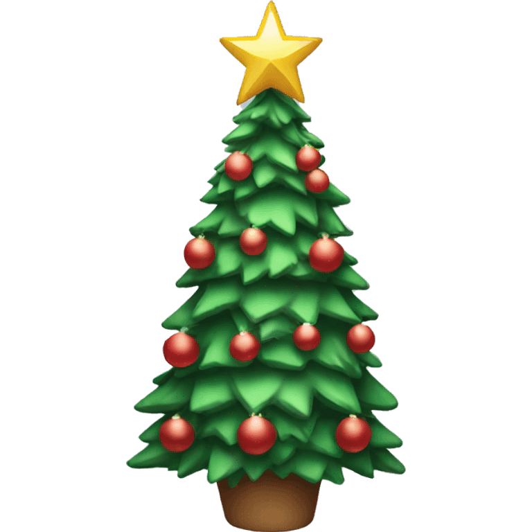 Aesthetic Christmas tree emoji